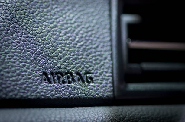 istock Leather interior of the luxury modern car 1207906676