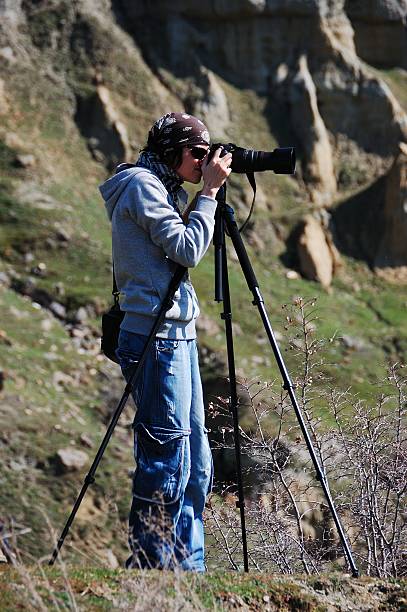 istock Women Photographer in Nature 120790981
