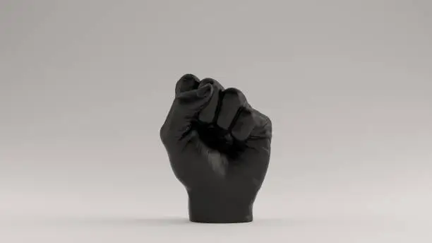 Photo of Black Raised Clenched Fist Anti Fascist