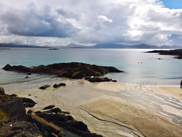 istock Beach with a blue sky in Kerry, Ireland 1207916328