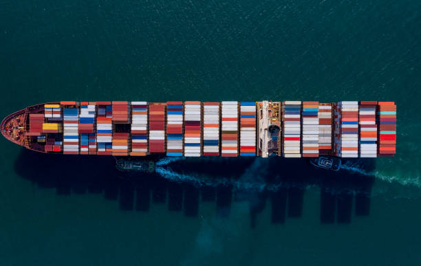 istock The transportation of logistics a Container cargo ship 1207919362