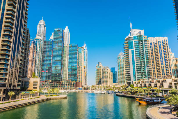 Dubai, United Arab Emirates, January 25th, 2020: Dubai Marina stock photo