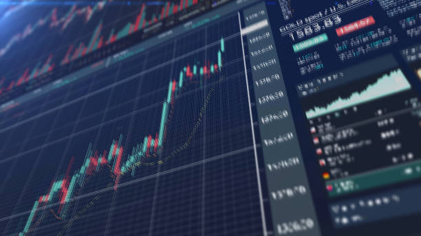 istock Stock Market Trading Mockup Screenshot 1207922528