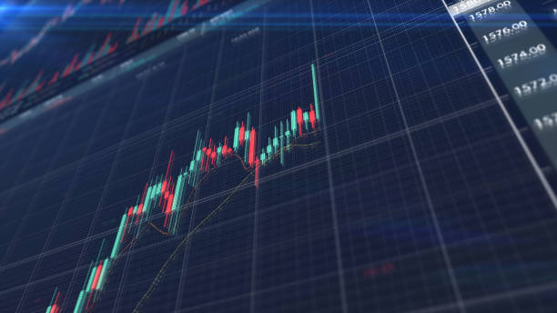 istock Stock Market Trading Mockup Screenshot 1207922540