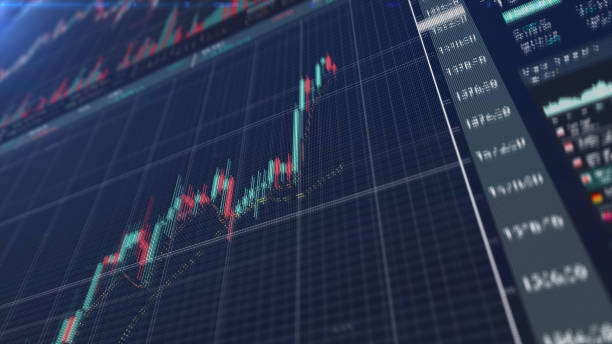 istock Stock Market Trading Mockup Screenshot 1207922543