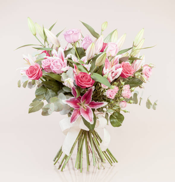 bellissimo bouquet - bouquet flower cut flowers flower arrangement foto e immagini stock