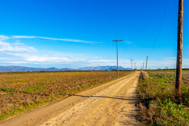 istock Scenic Greek landscape with a dirt road 1207930947