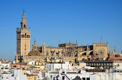 View of Seville Cathedral, Andalusia, Spain