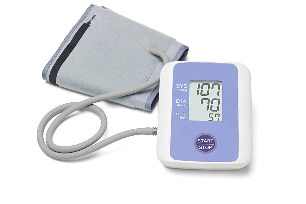 istock Automatic digital blood pressure monitoring meter 120793578