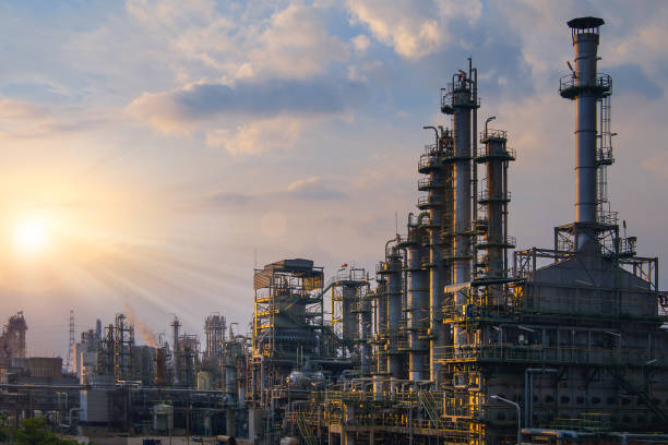 istock Oil and gas refinery 1207935784