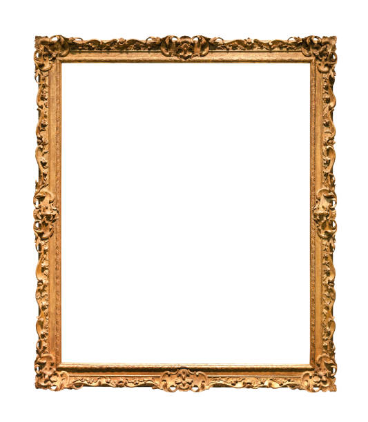 istock vertical narrow baroque wooden picture frame 1207938305