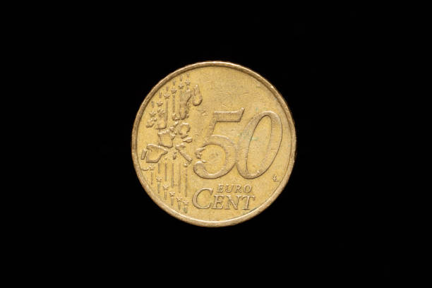 istock 50 Euro Cent coin from 2002, reverse 1207938446