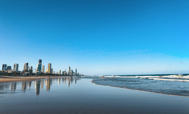istock Gold Coast skyline & Pacific Ocean 1207941506