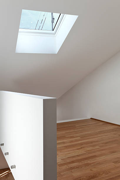istock beautiful modern apartment, local with skylight 120794416