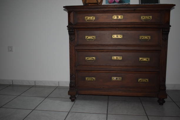 istock old dark wood cabinet 1207947067