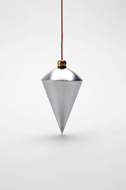 Plumb bob plumb bob on white background plumb line stock pictures, royalty-free photos & images