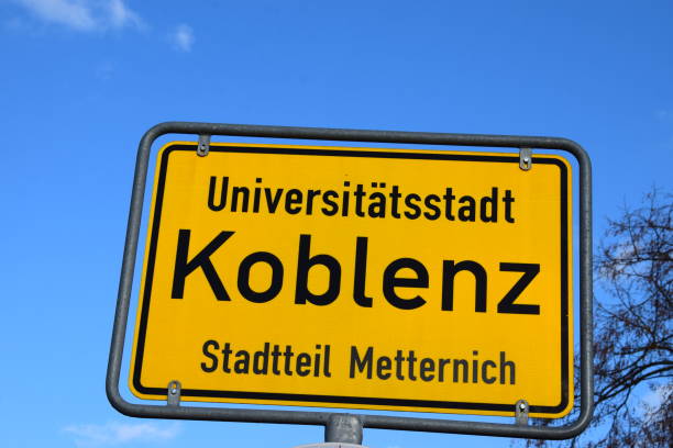 istock Koblenz city sign 1207949714
