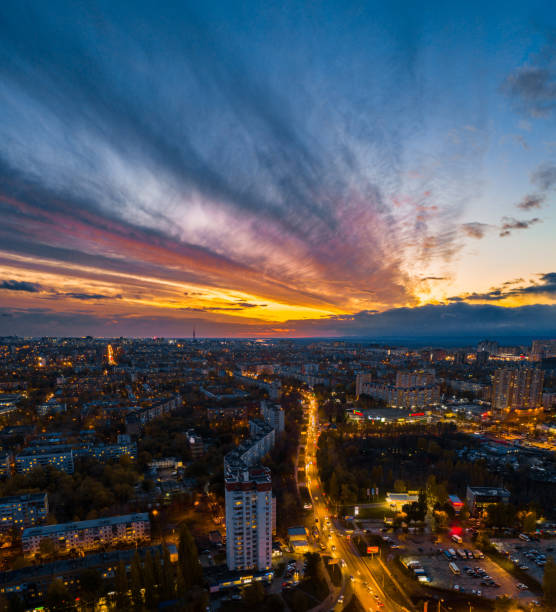istock Road night aerial 1207956739