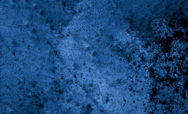 istock Old wall pattern texture cement blue dark abstract  blue color design are light with black gradient background. 1207959576