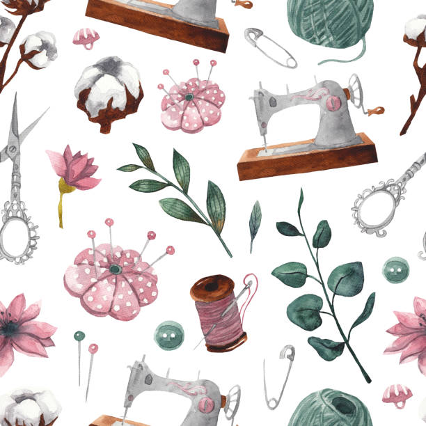 1,900+ Pin And Thread Art Stock Illustrations, Royalty-Free Vector ...