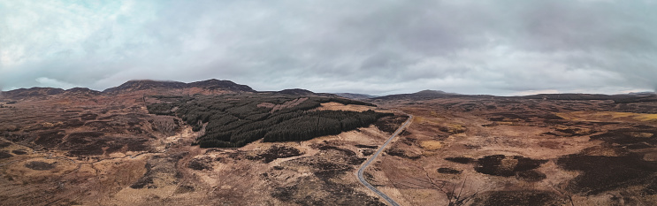 A shot taken at 400ft above the ground, over the lovely Perthshire countryside.