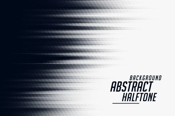 черно-белый полутонный фон шаблона скорости - sport stock illustrations