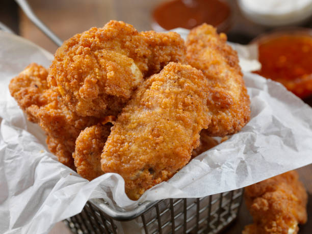 Spicy Buffalo Wings with Dipping Sauces