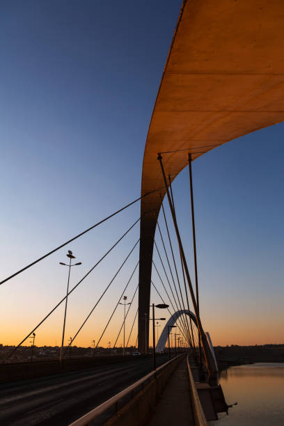 istock Bridge over the artificial lake in Brasilia. 1207976596