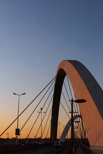 istock Bridge over the artificial lake in Brasilia. 1207976625