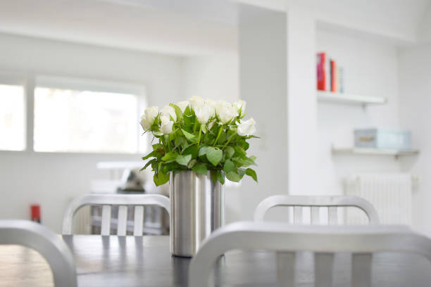 istock Bouquet of white roses 1207977827