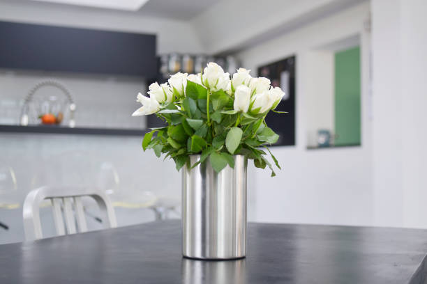 Bouquet of white roses