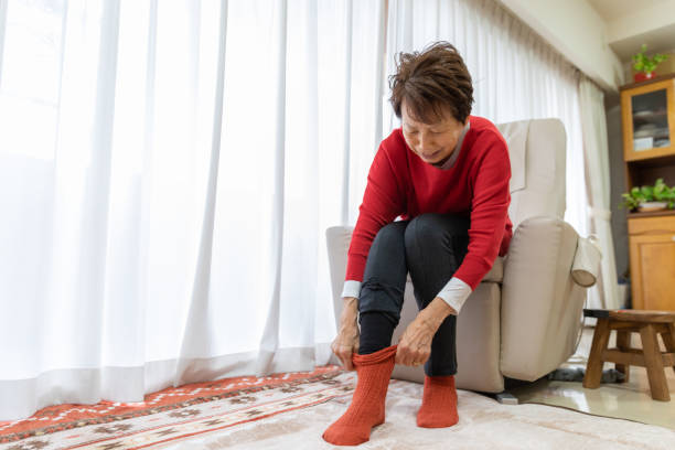 istock Senior woman getting ready in the morning 1207985581