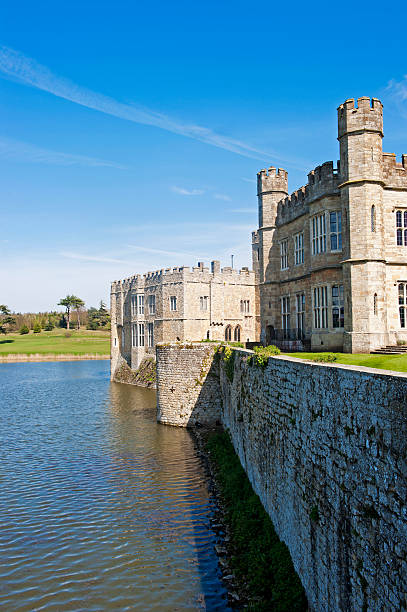 Leeds Castle in Kent stock photo