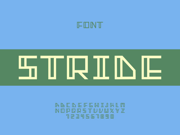 Strides Font Design 60+ Giant Stride Illustrations Stock Illustrations, Royalty-Free Vector ...