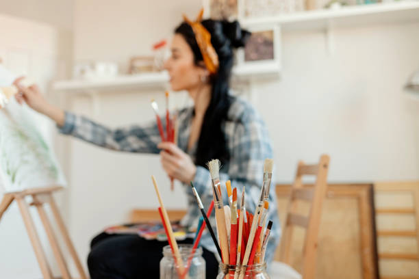 istock Female Artist 1207995301