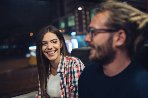 istock Friends traveling by bus 1207996506