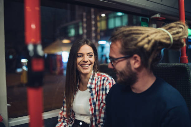 istock Friends traveling by bus 1207996508