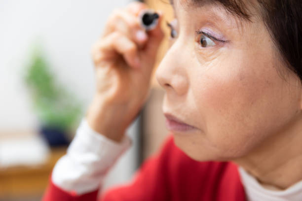 istock Senior woman getting ready in the morning 1208003767