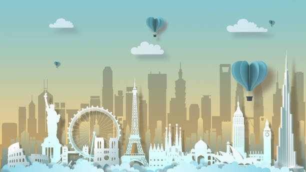 istock Traveling Landmark World Panorama View 1208004204