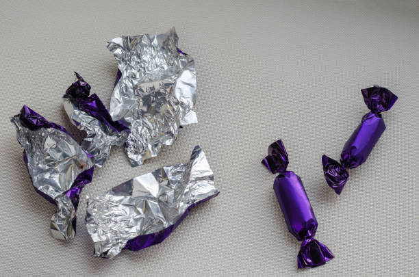 Aluminum Foil Background