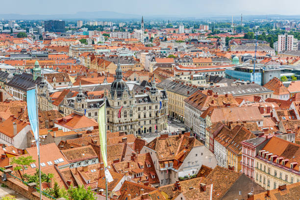 istock Aerial view of Graz 1208018679