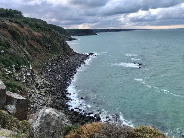 istock Waves hitting to rocks creating magnificent view seashore in Blacksea 1208019971