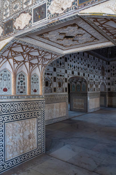 istock Interior view of the Sheesh Mahal, Amber Fort. 1208022125
