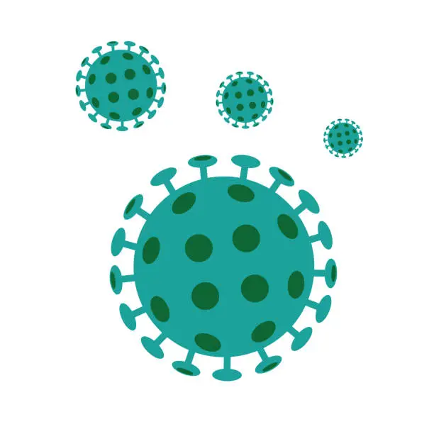 Vector illustration of Coronavirus (COVID-19) - File vettoriale stock