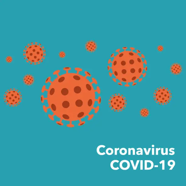 Vector illustration of Coronavirus (COVID-19) - File vettoriale stock