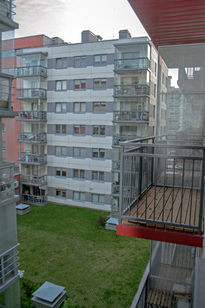 istock Modern European residential quarter 1208025751