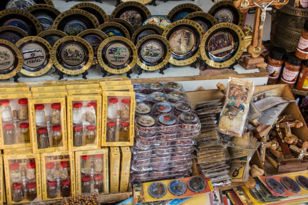 istock various souvenirs from the Holy Land lying on a stall in Nazareth, 1208028805