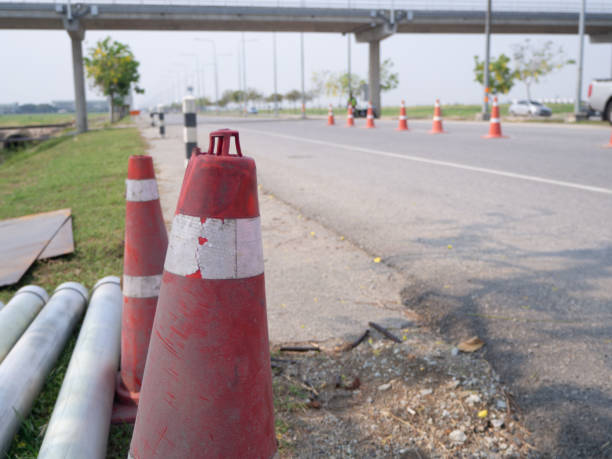 istock Traffic cones and 