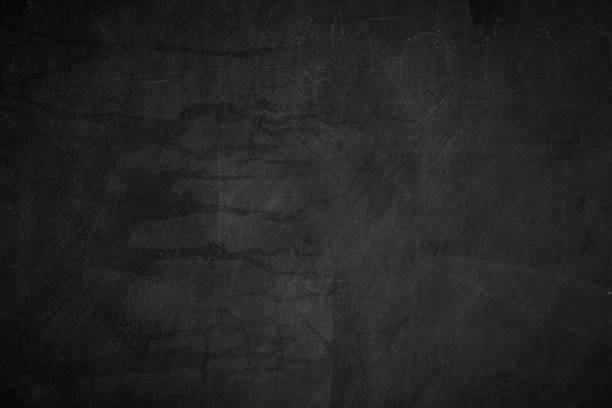 istock Blank front Real black chalkboard background texture in college concept for back to school kid wallpaper for create white chalk text draw graphic. Empty old back wall education blackboard. 1208044839
