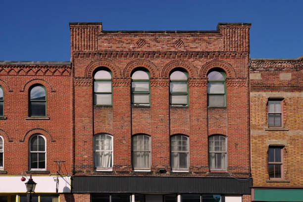 istock brick facade of old fashioned building 1208048068